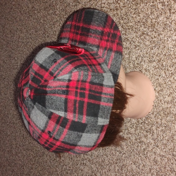 NHL New Era Fits Detroit Red Wings Red/Black/Gray Embroidered Adjustable Cap - Picture 9 of 14